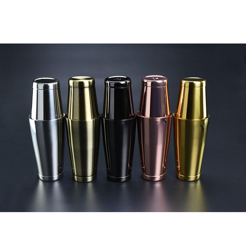 Boston Shaker Set - Set Shaker Tin Bar dari Baja