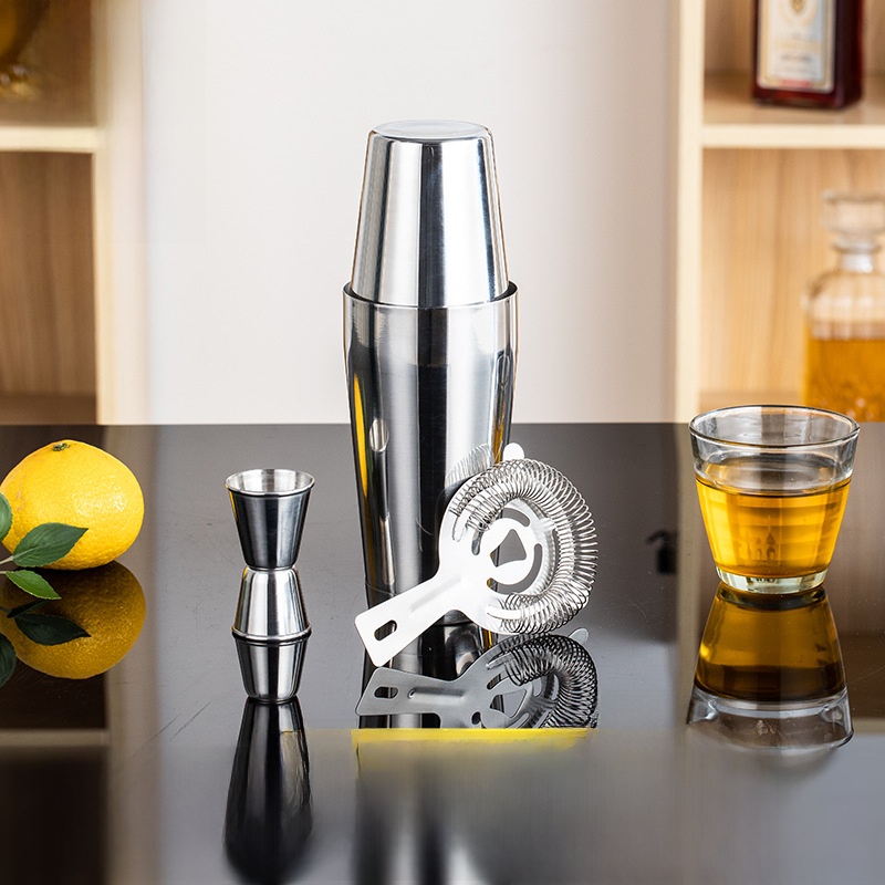 Boston Shaker Set - Set Peralatan Bar dari Baja Anti