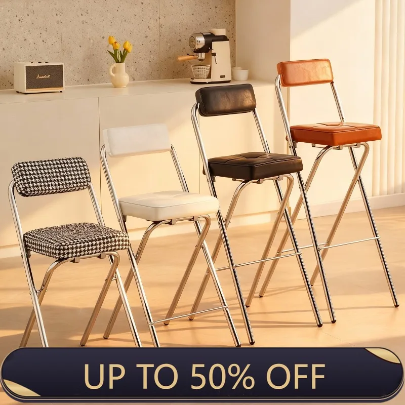 Home Bar Seating - Kursi Bar dengan Sandaran 45/55/65/75cm, Kursi