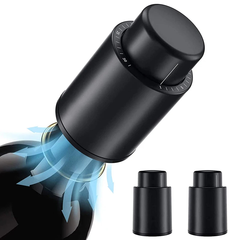 Wine Preservation Pump - Penutup Botol Anggur Vakum, Penyimpanan Tertutup