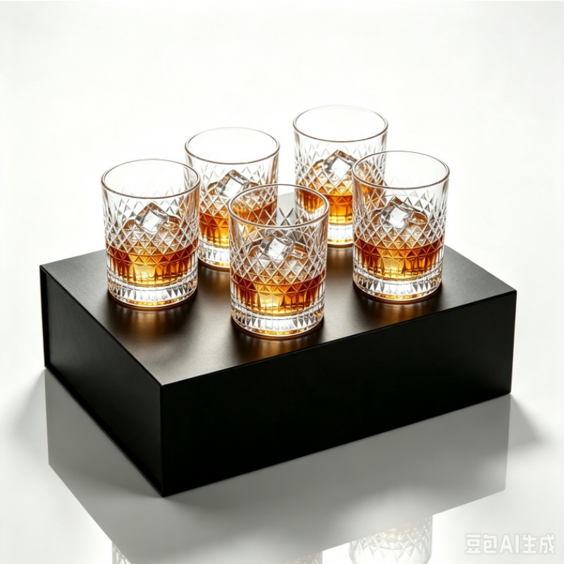 Old Fashioned Glass - Gelas Wiski Klasik dengan Kotak Mewah