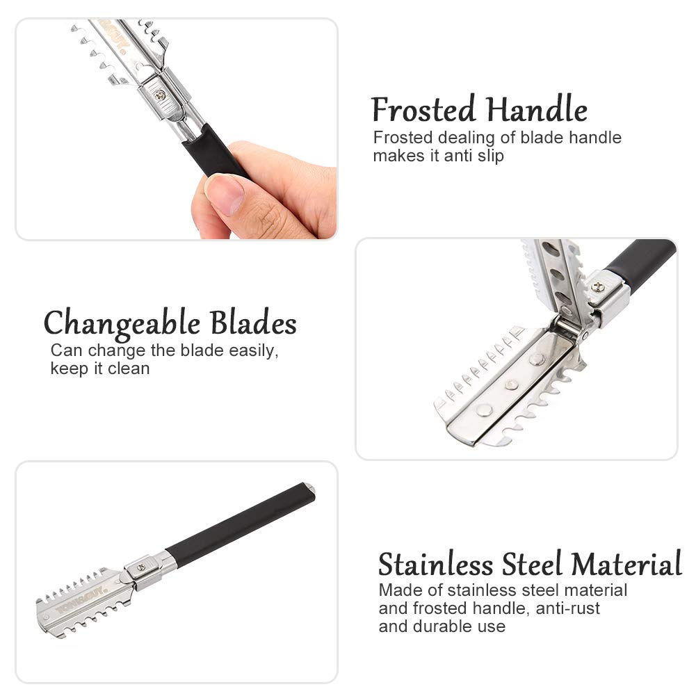 Pisau cukur rambut Manual, pis - Home Barbershop ulasan dan harga