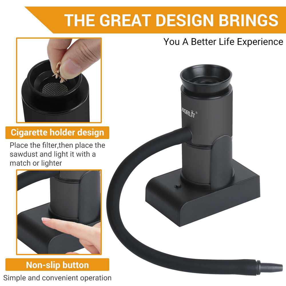 BORUiT SK305 Infuser asap port - Smoking Gun Kit ulasan dan harga