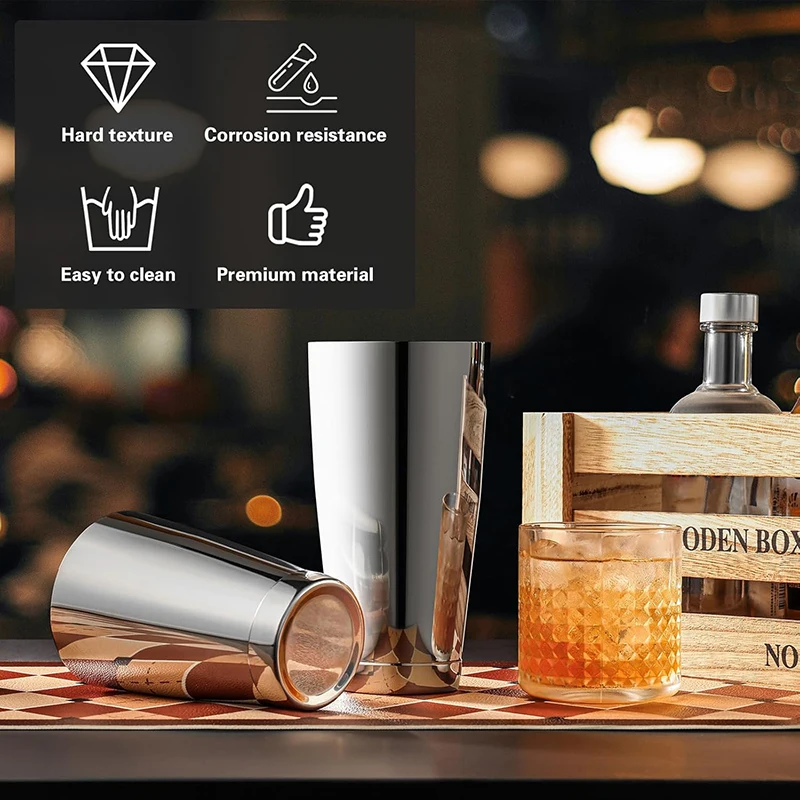 Set Shaker Koktail Boston 18 o - Boston Shaker Set ulasan dan harga