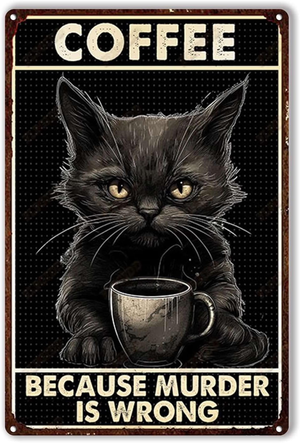 Plakat Timah Kopi Kucing Karen - Home Bar And Restaurant ulasan dan harga