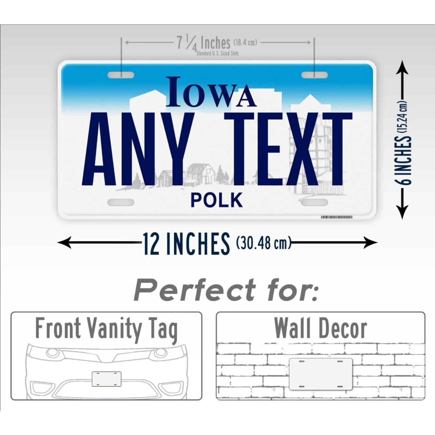 Papan Logam Vintage Iowa yang  - Home Bar Signs ulasan dan harga