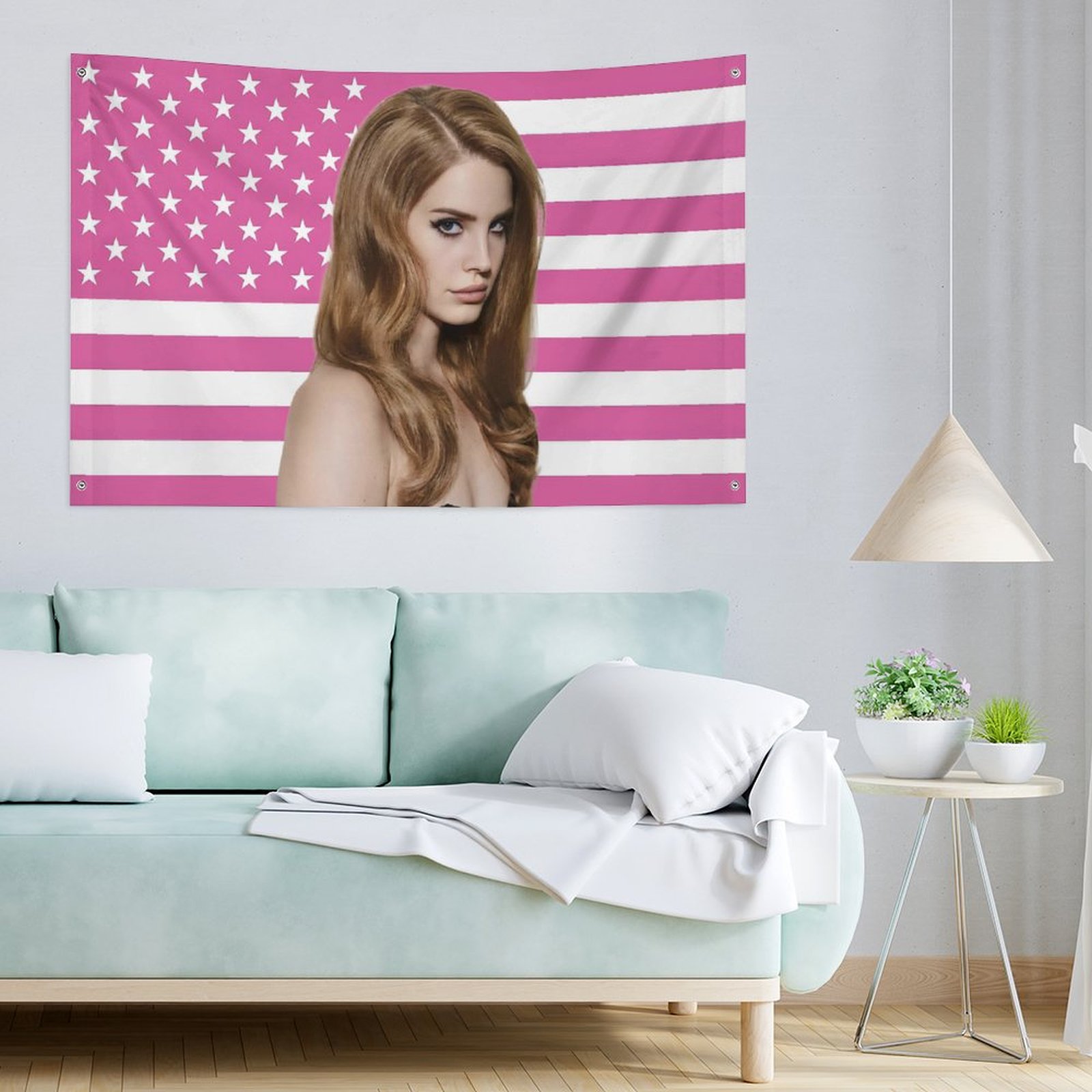 60X90Cm 90X150Cm Lana Del Reys - Home Barber ulasan dan harga