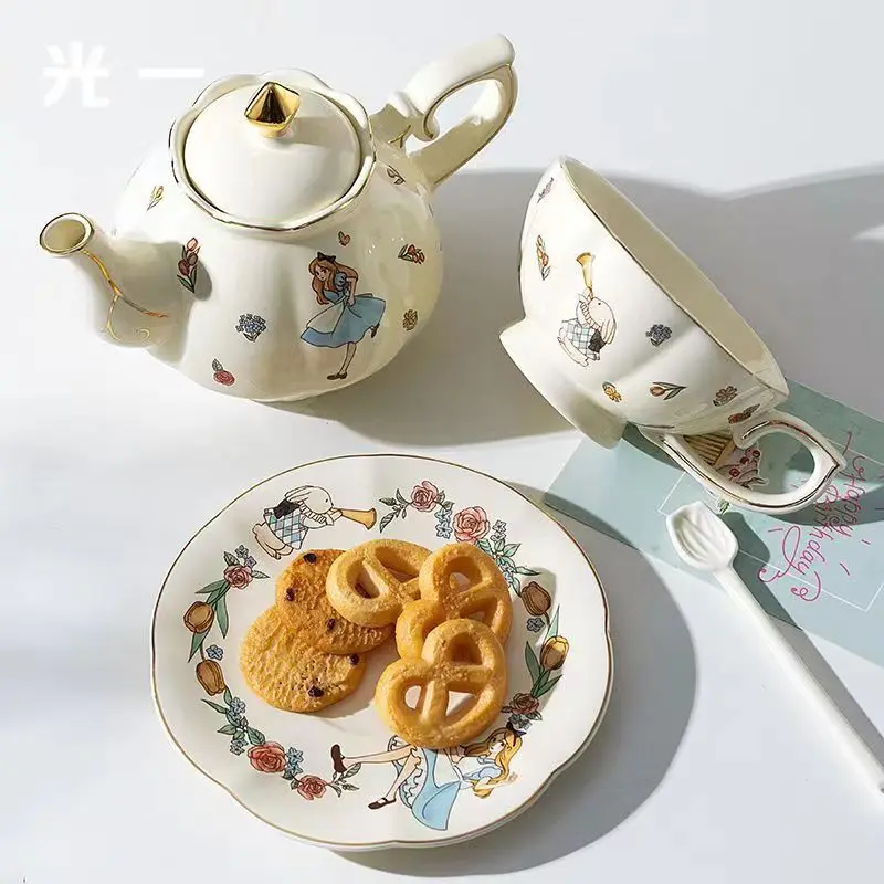 Set Teh dan Kopi Keramik Alice - Old Fashioned Glass ulasan dan harga