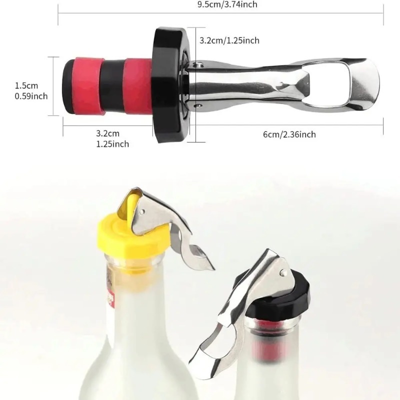 1/12 Buah Sumbat Botol Vakum S - Wine Preservation Pump ulasan dan harga