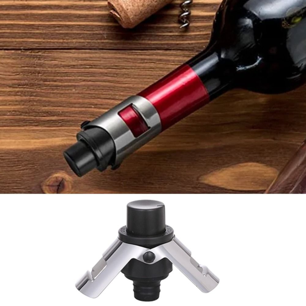 2 buah Penutup Botol Sampanye  - Wine Preservation Pump ulasan dan harga