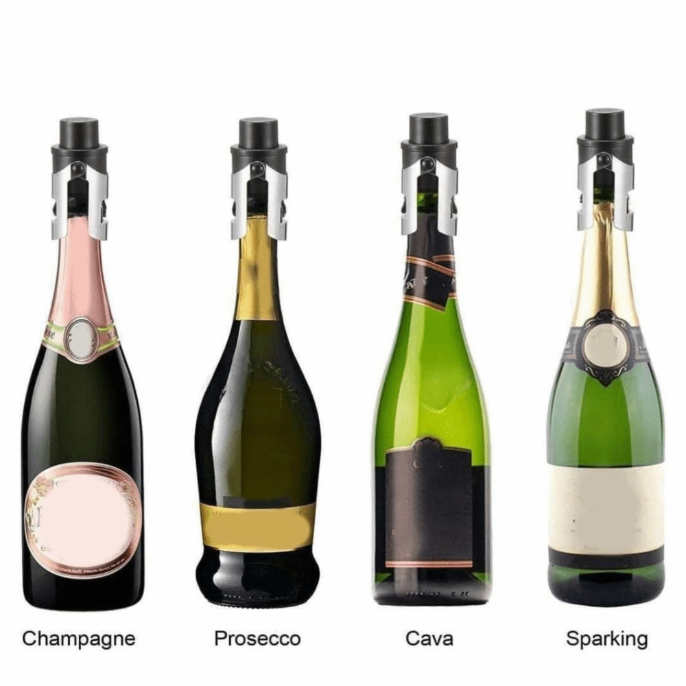 2 buah Penutup Botol Sampanye  - Wine Preservation Pump ulasan dan harga