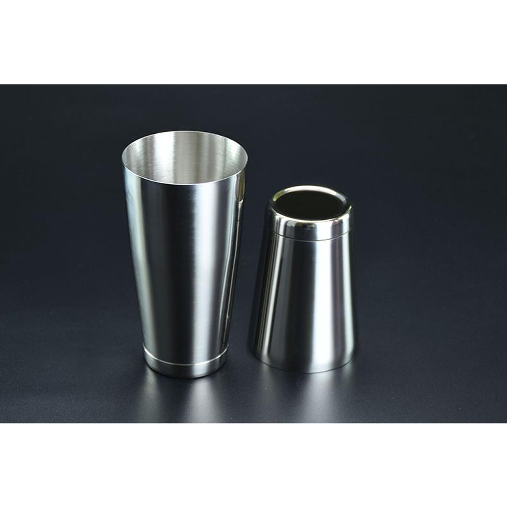 Set Shaker Tin Bar dari Baja T - Boston Shaker Set ulasan dan harga