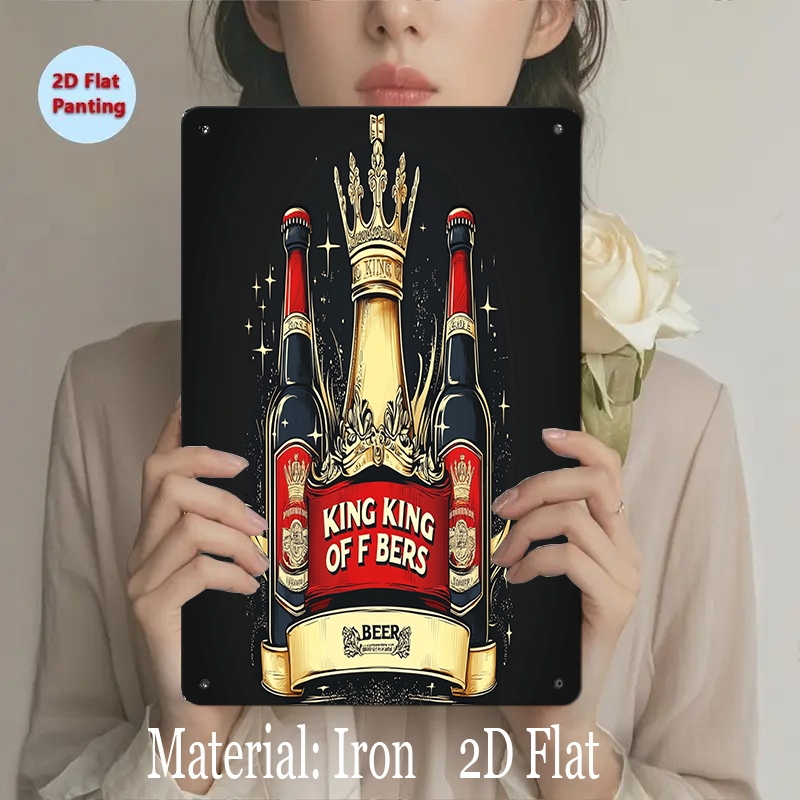 Papan Logam Raja Bir - Seni Di - Home Bar And Restaurant ulasan dan harga