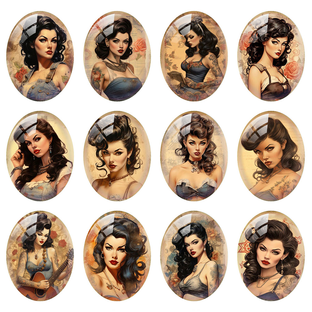 Kaca Cabochon Bentuk Bulat/Ova - Old Fashioned Glass ulasan dan harga