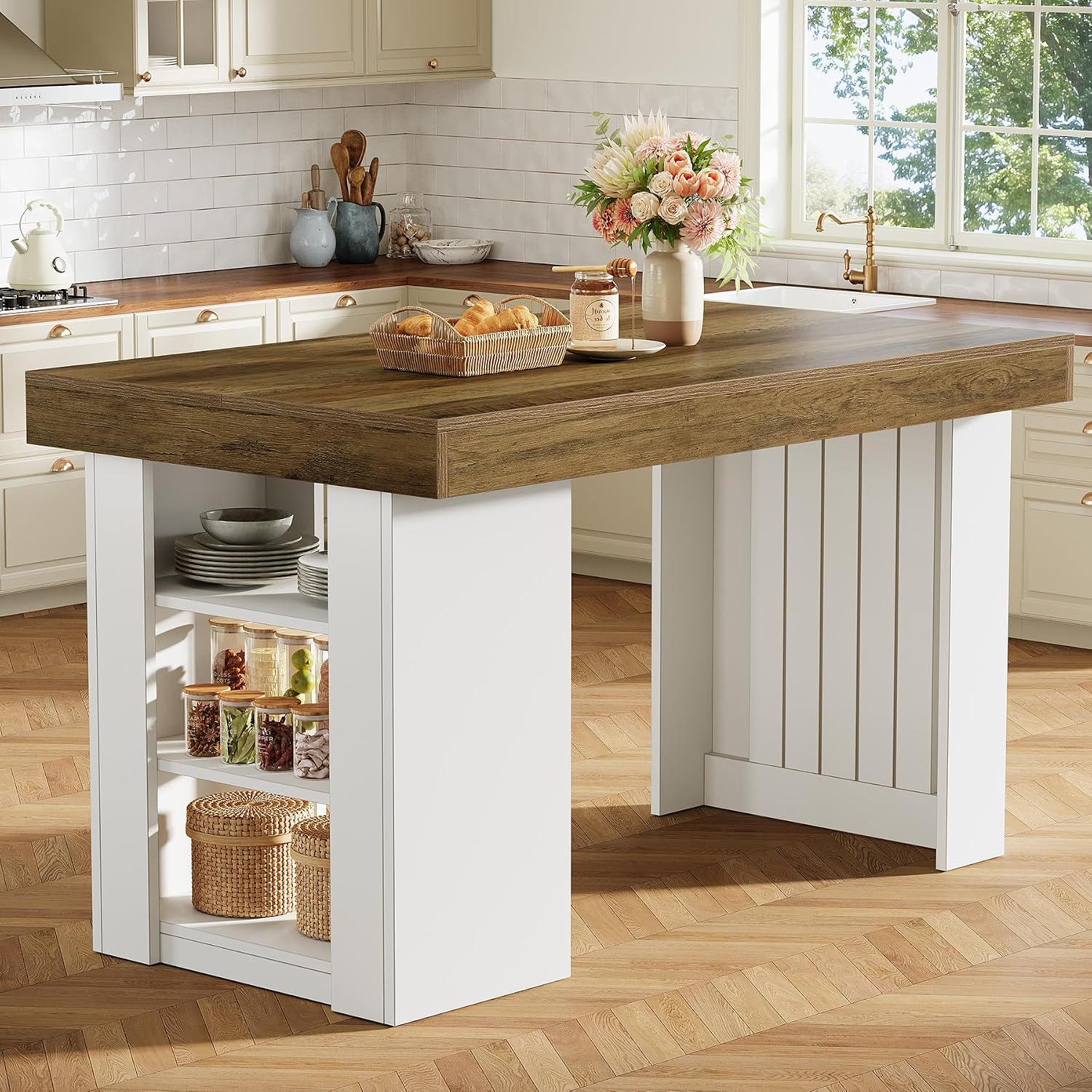 Meja Dapur dengan Penyimpanan, - Home Bar And Counter ulasan dan harga