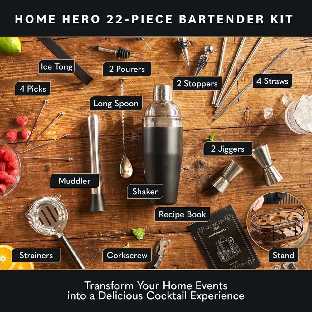 Set Perlengkapan Koktail & Bar - Cocktail Recipe Book ulasan dan harga