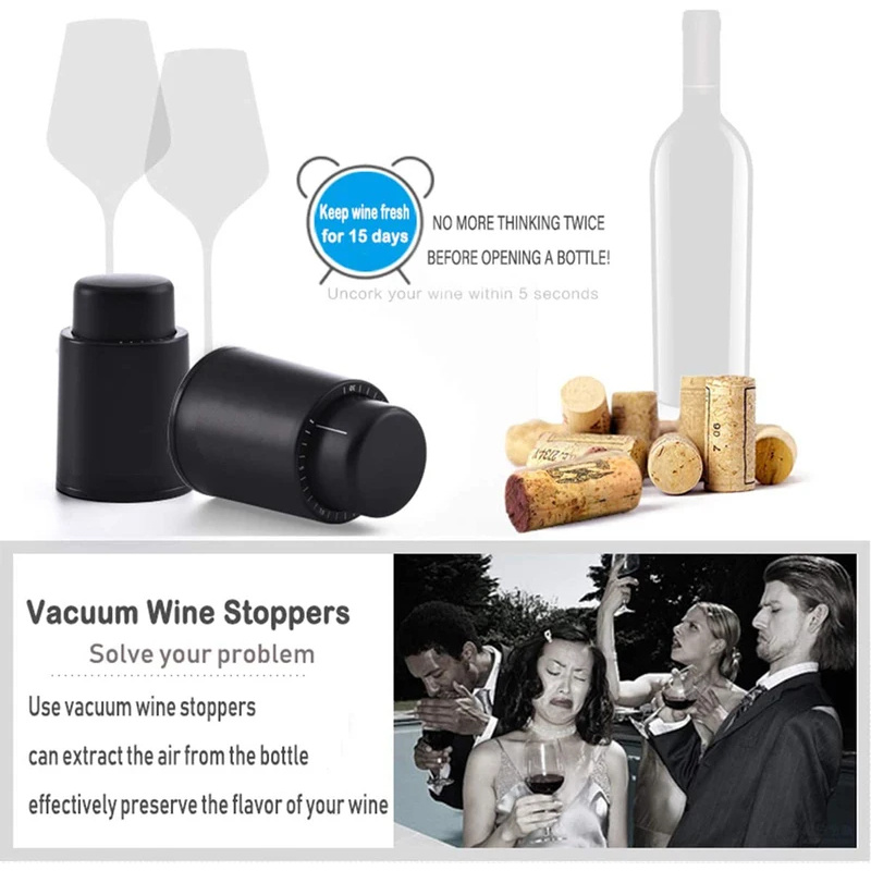 Penutup Botol Anggur Vakum, Pe - Wine Preservation Pump ulasan dan harga