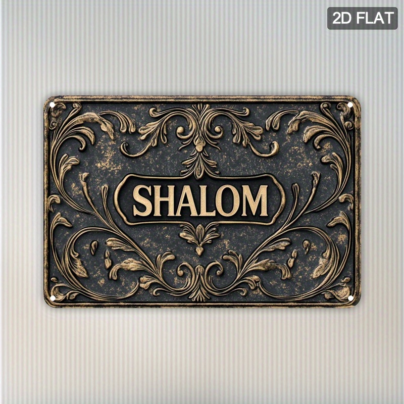 CIFBUY Vintage Shalom Aluminiu - Home Bar Signs ulasan dan harga