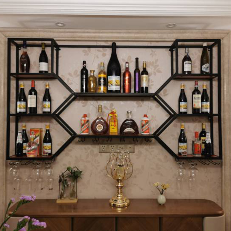 Rak Logam Lemari Anggur Ruang  - Home Bar Shelf ulasan dan harga